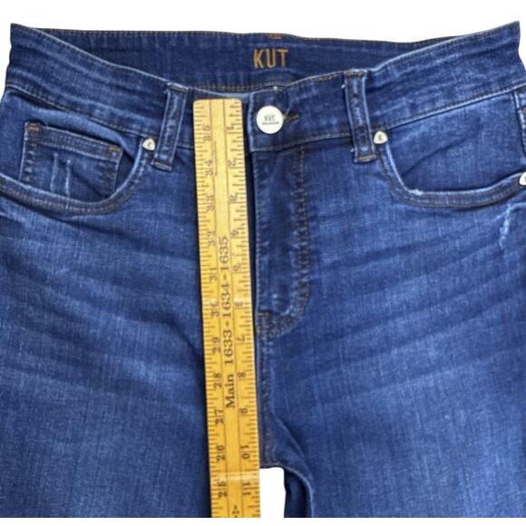 Kut From The Kloth Fab Ab Baby Bootcut Jeans Dark Wash High Rise 30X32.5 - Picture 12 of 13